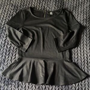 Bobeau Elegant Black Top